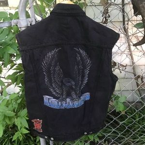 Custom Vintage Harley Vest
